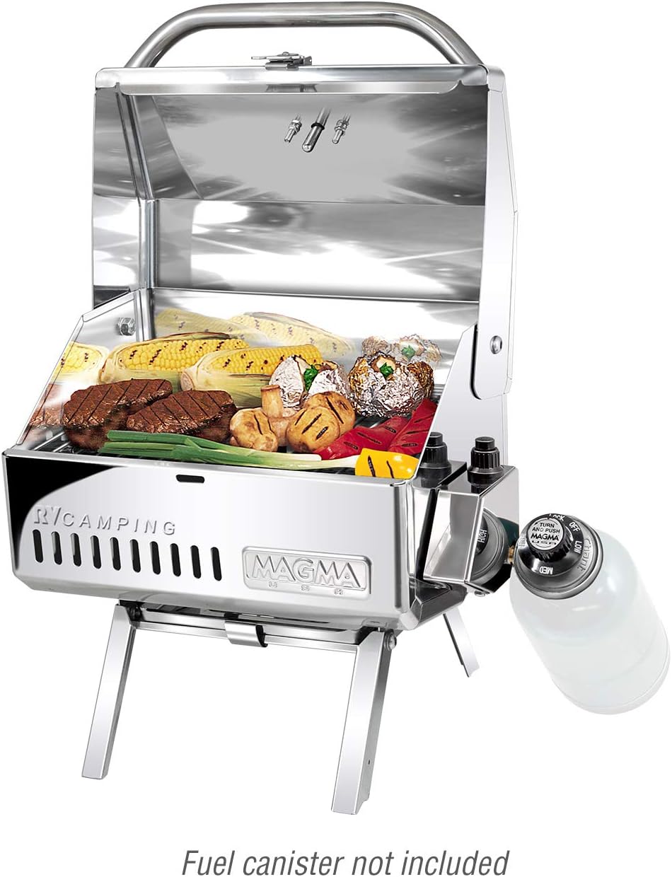 MAGMA C10-601T Mesquite, Traveler Series Gas Grill, One Size, Stainless Steel Massage Lab