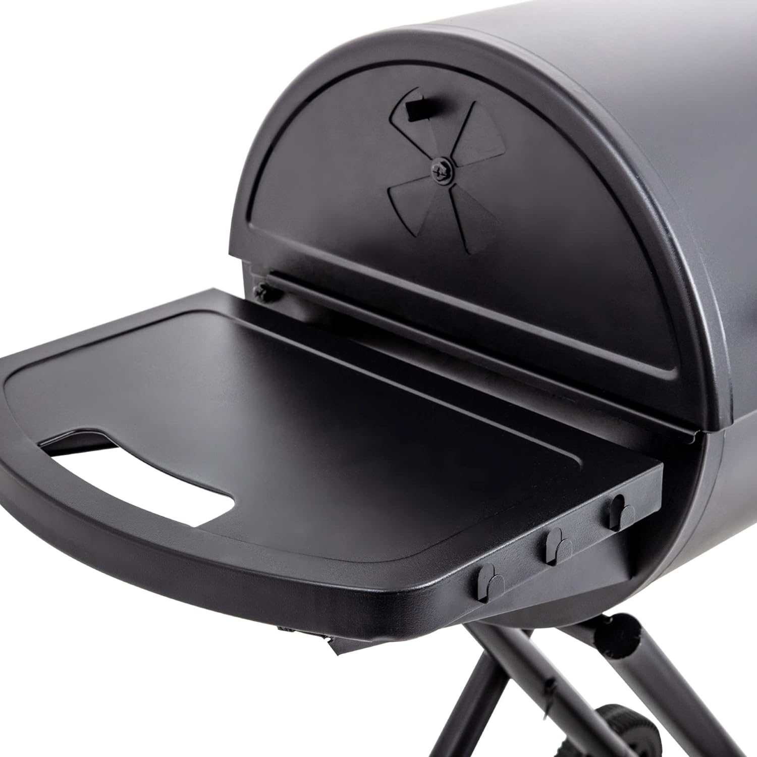 King-Griller Gambler Portable Charcoal Grill in Black by Massage Lab